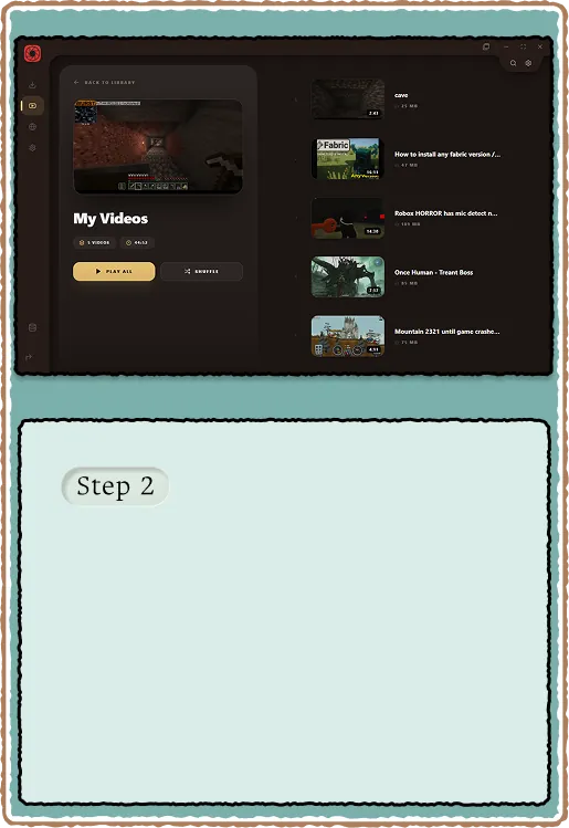 Playback thumbnails